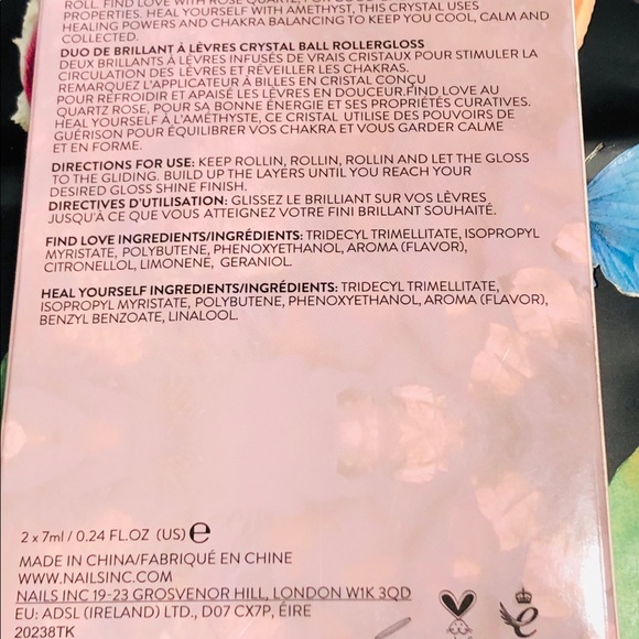 Lip Gloss, Nails. Inc Crystal Ball Rollergloss Duo NWT - Picture 5 of 9